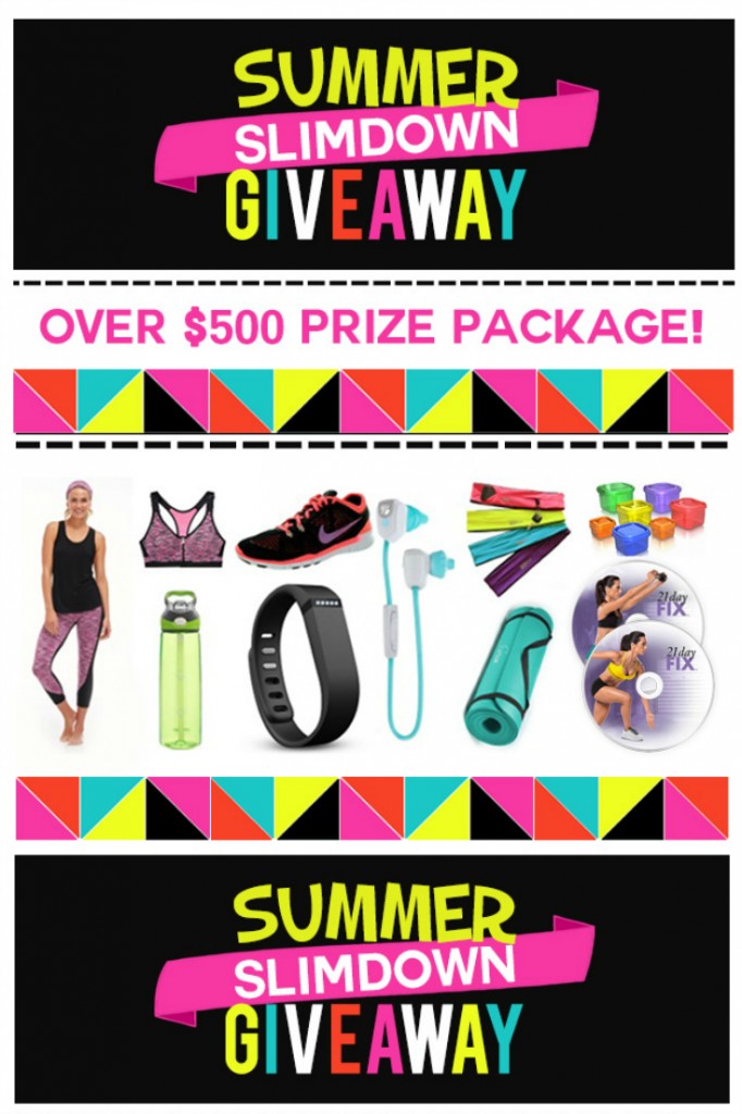 Summer Slimdown 500 Prize Package Giveaway Setting For Four