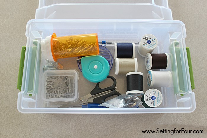 DIY- Make a College Student Sewing Kit - Setting For Four Interiors