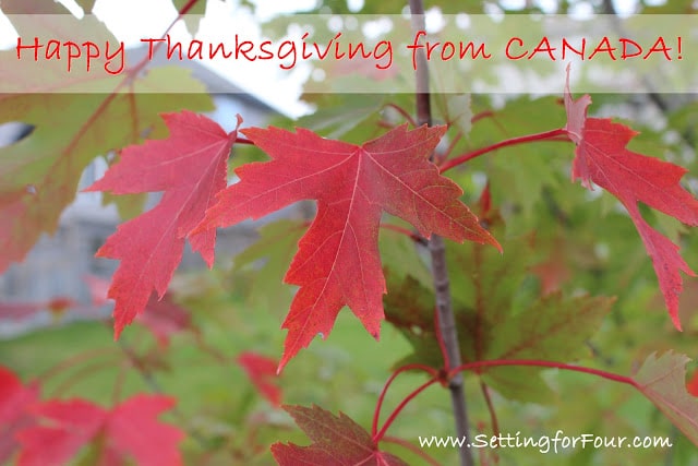 Happy Thanksgiving from Canada!