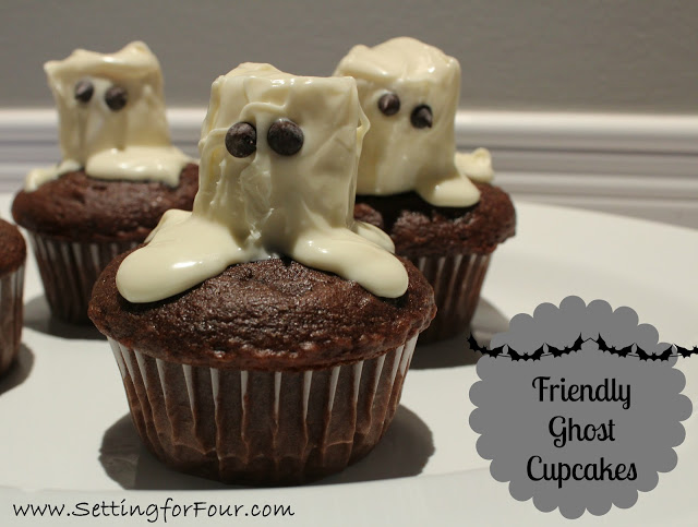 Friendly Ghost Cupcakes