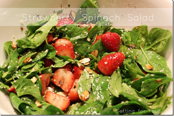 Strawberry Spinach Salad