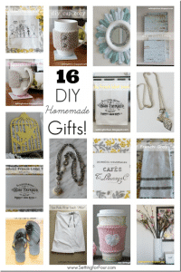 Looking for DIY gifts to make for her: birthdays, Mother's Day and holidays? See these 16 Beautiful Gifts to Make - you'll love to make and give!