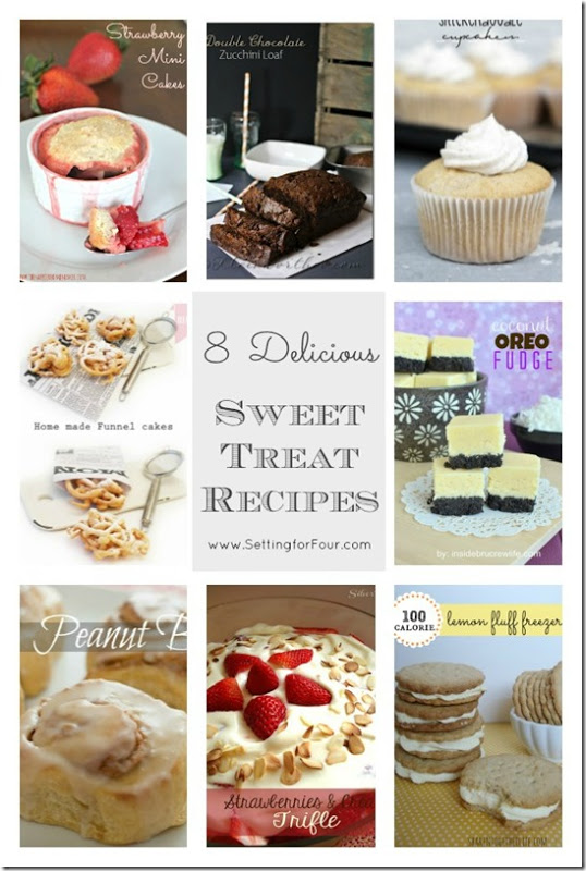 8 Delicious Sweet Treat Recipes: Project Inspired | Setting For 4