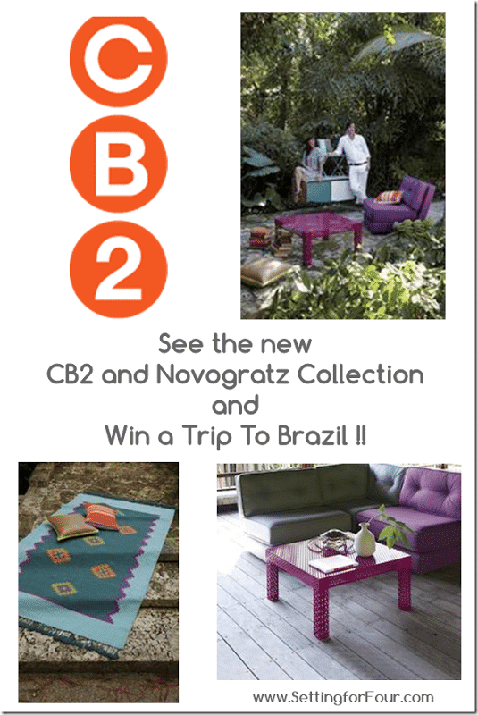 See the CB2 and Novogratz Collection & Win a Trip to Brazil!