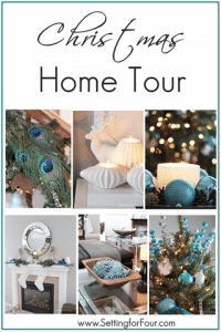 Christmas Home Tour at Setting for Four