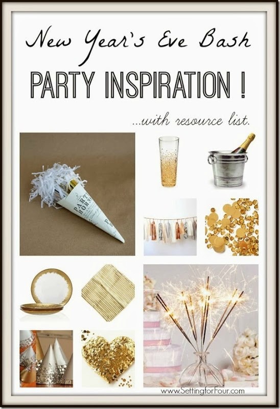 New Year’s Eve Bash and Party Inspiration! If you are having a party to celebrate the new year - here are 10 New Years Eve Party Ideas that your friends and family will love!