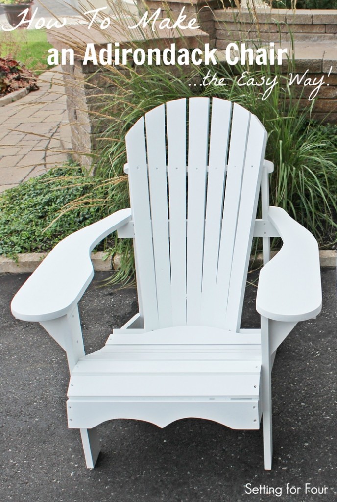 How to Make an Adirondack Chair Setting For Four Interiors