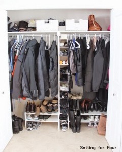 Easy Closet Storage and Organization Ideas for under $75 ! #storage #organization