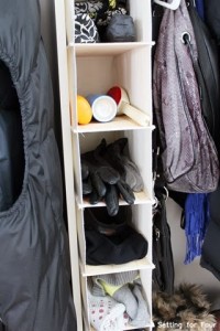 Hanging closet storage #storage #organization