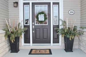 How to add curb appeal to your home - entryway decor ideas