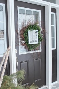 Make a Boxwood, Willow and Framed Chalkboard Printable Wreath