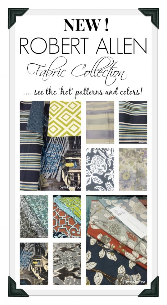 New Fabric Collection from Robert Allen Setting for Four