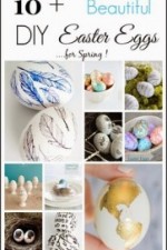 10 Beautiful DIY Spring Easter Eggs! Beautiful Spring decor to add to bowls, your mantel, on table place settings and vases!