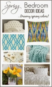 Spring Bedroom Decor Inspiration With Dreamy Spring Colors