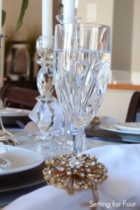 Waterford Crystal Stemware dress up a tablescape Waterford Crystal Stemware dress up a tablescape