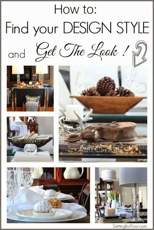 Find Your Design Style And Get The Look Setting For Four