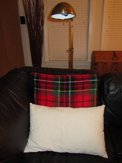 DIY Tartan Pillows