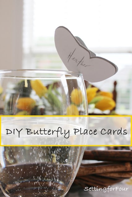DIY Butterfly Place Cards