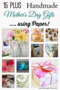 15 Mothers day gifts using paper