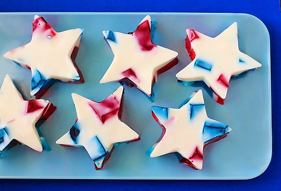 Stained Glass Jello Stars