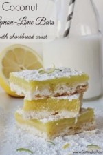 Coconut lemon lime bars