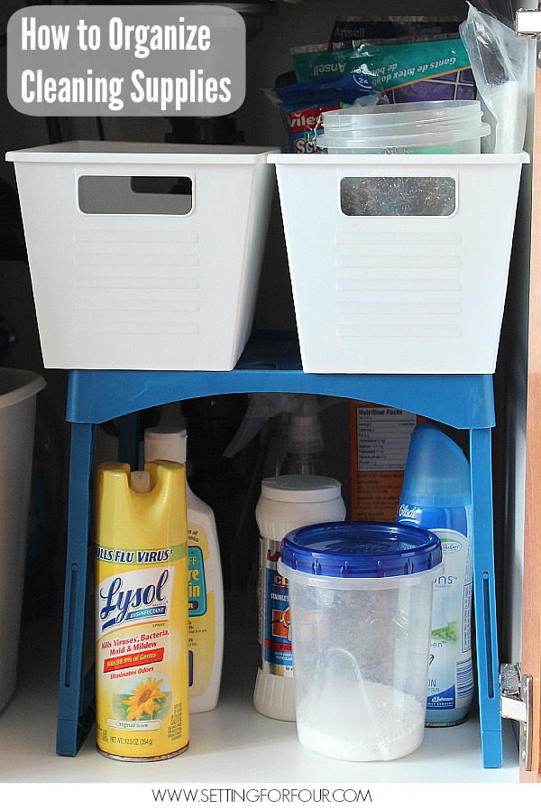 How To Organize Cleaning Supplies