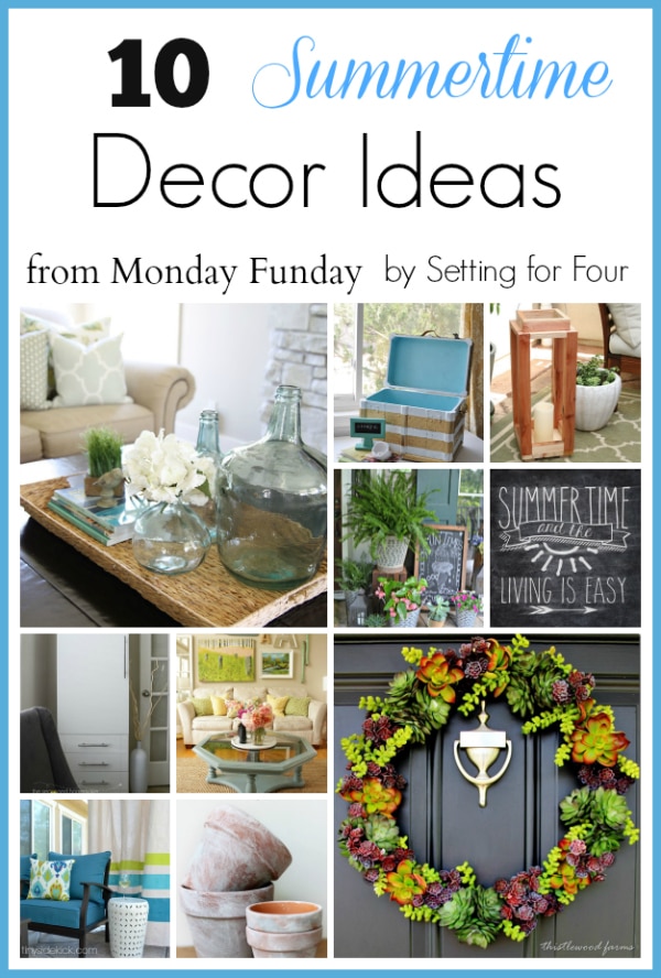 10 Summer Decor Ideas For the Home Setting For Four Interiors