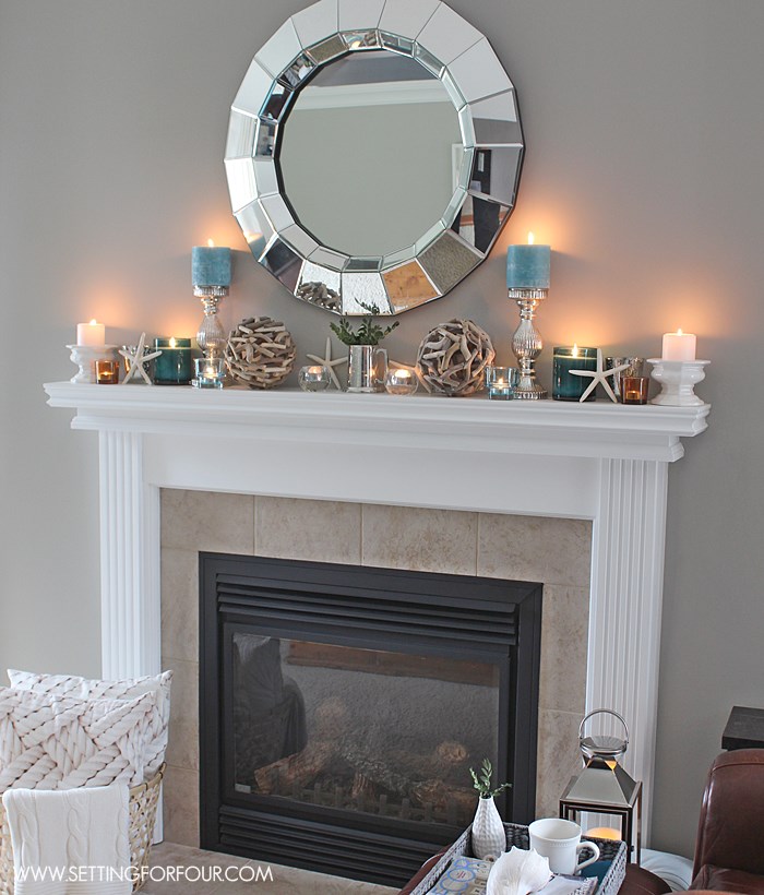 See 12 DIY Decor Projects That Will Make Your Home Look Amazing! Including painting your fireplace mantel!