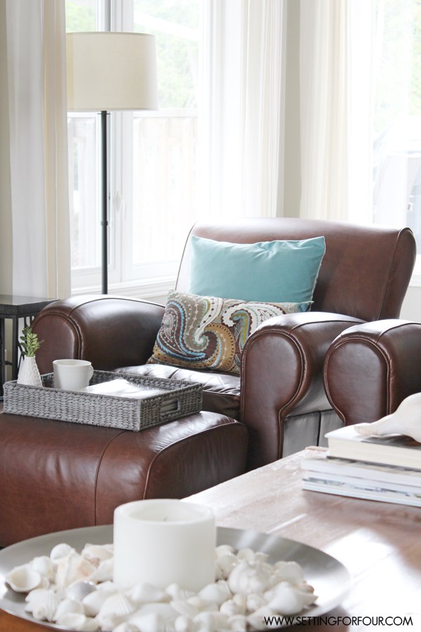 Living Room Makeover with Textiles #QuickandEasy