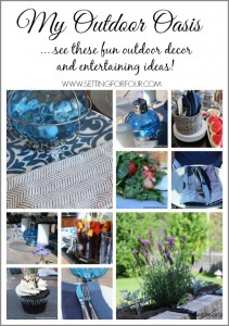 See my fun Outdoor Oasis Decor and Entertaining Ideas! #Pier1OutdoorParty #MC #sp