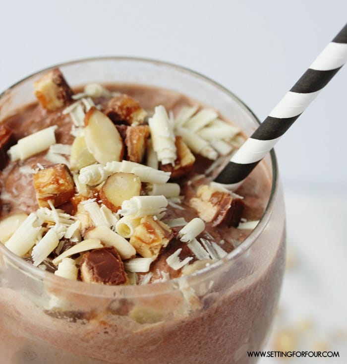 mocha snickers topping settingforfour