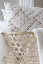 Ikea Decor Ideas for the living room. Ikea accent pillows, throw blankets, baskets, living room decorating ideas, coastal, transitional, easy decorating inspo, white and beige color palette