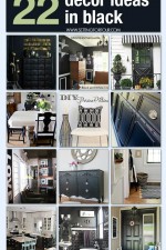 22 DIY Black Interior Decorating Ideas