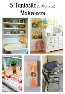 5 Fantastic DIY Makeovers that are budget friendly for your home.