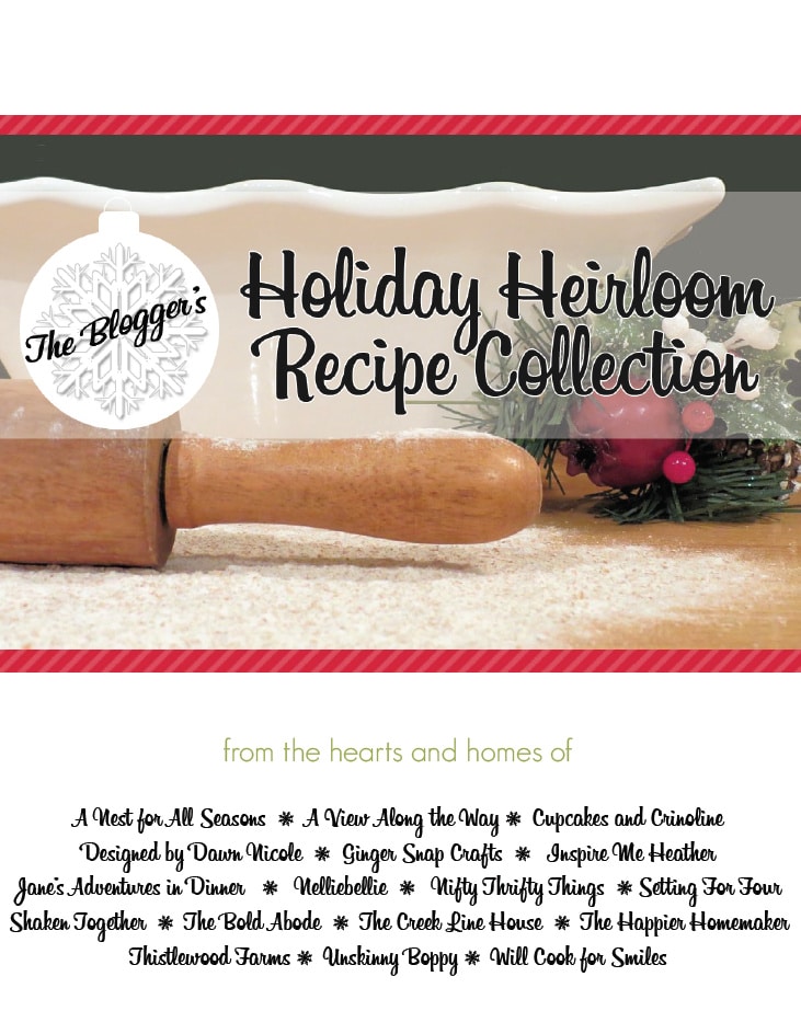 Free Holiday Recipe Ebook! Delicious family recipes for all of the holidays during the year! www.settingforfour.com