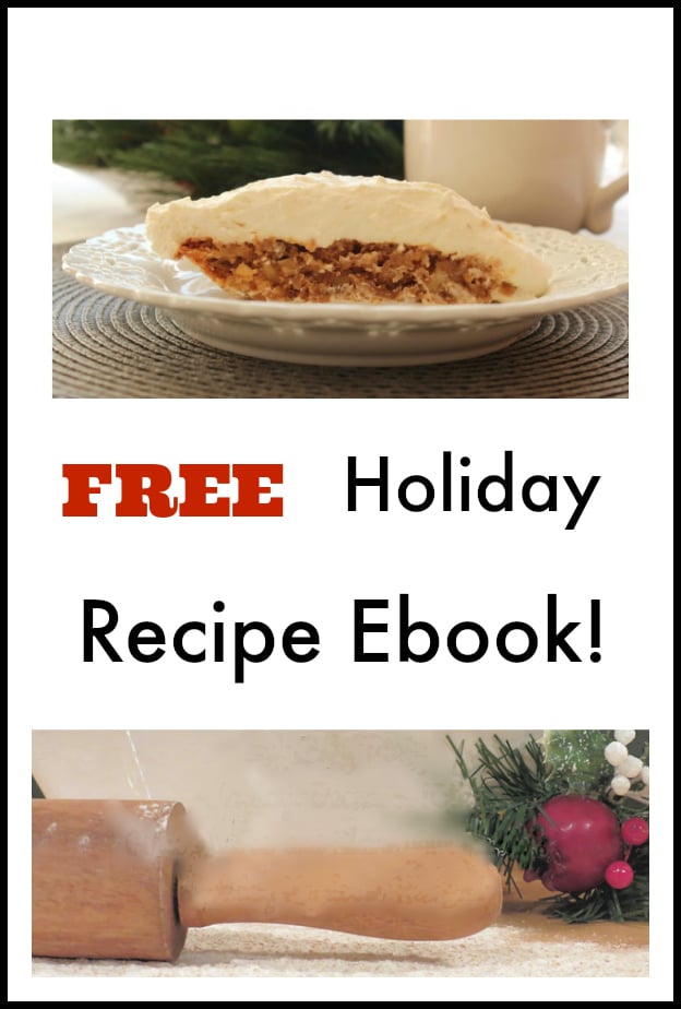 Free Holiday Recipe Ebook! Delicious recipes for all of the holidays during the year! | www.settingforfour.com