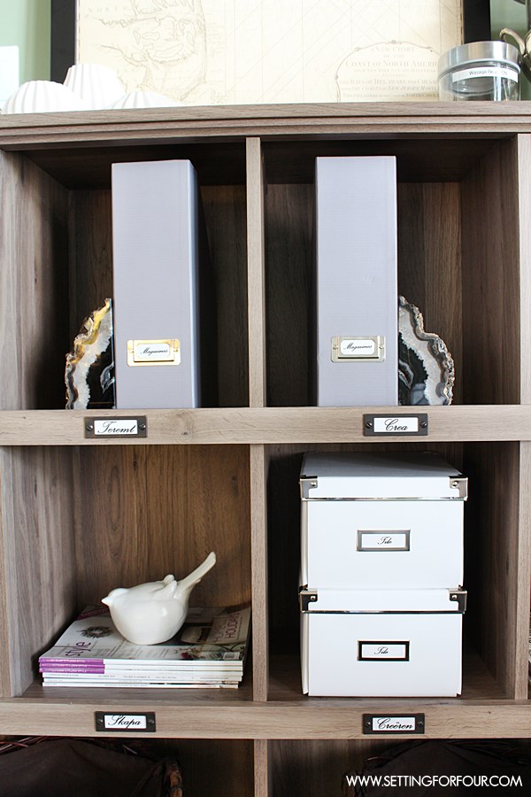 Repurposing Tip! 3 Ways to Use a Bookcase | www.settingforfour.com
