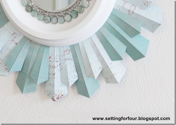 Tutorial for Sunburst Mirror from Setting for Four