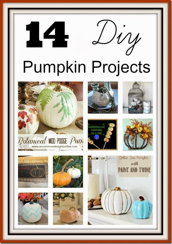 14 Beautiful Pumpkin DIY projects for your home! 