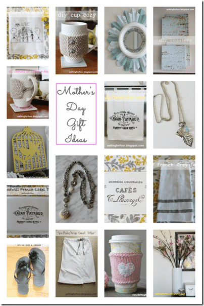 DIY Mother's Day Gift Ideas from Setting for Four