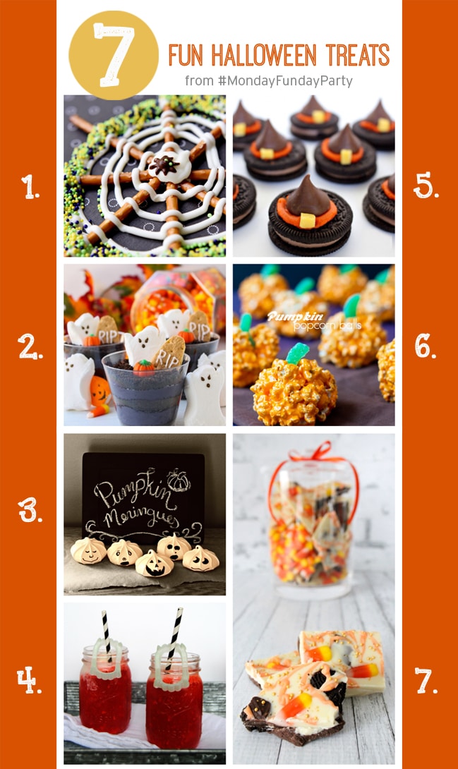 7 Fun Halloween Recipe Treats for the kids and Halloween parties.