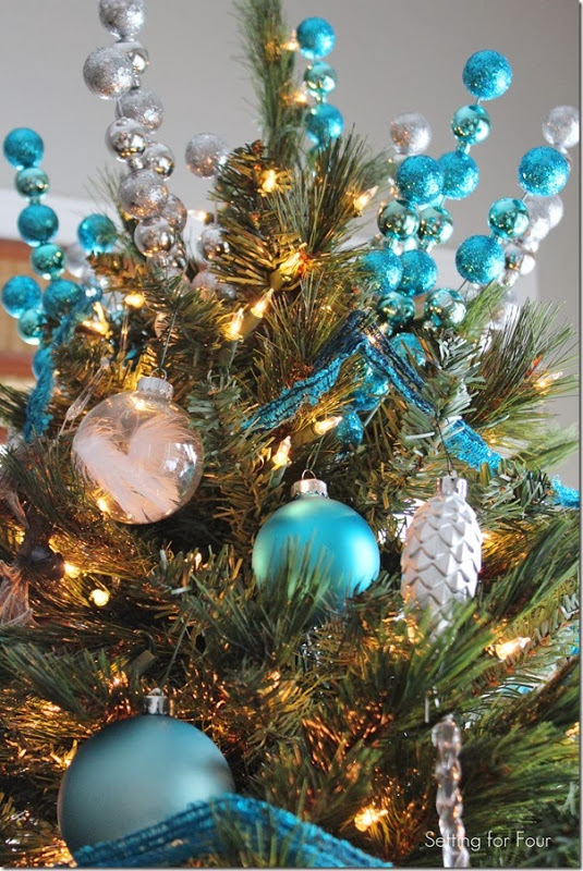 Blue and Silver Christmas Tree