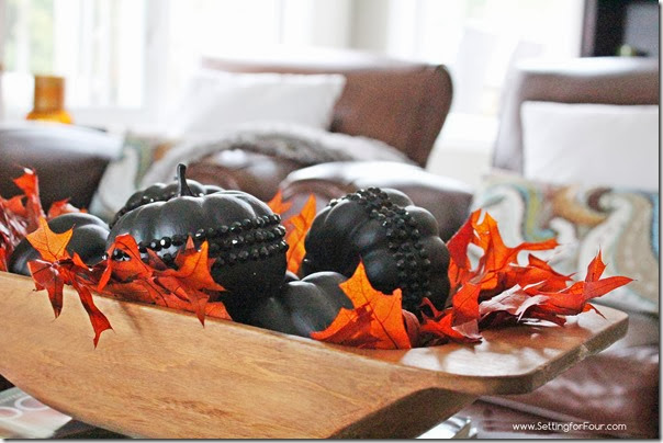 DIY Glam Pumpkins from Setting for Four
