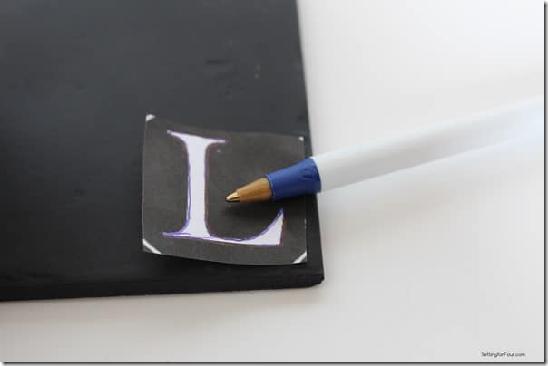 DIY Hack! Easy way to transfer an image or monogram onto another surface!