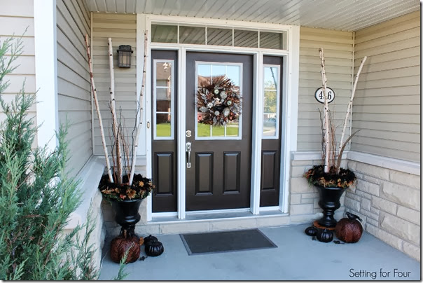 Fall Entryway and 5 fall decorating tips!