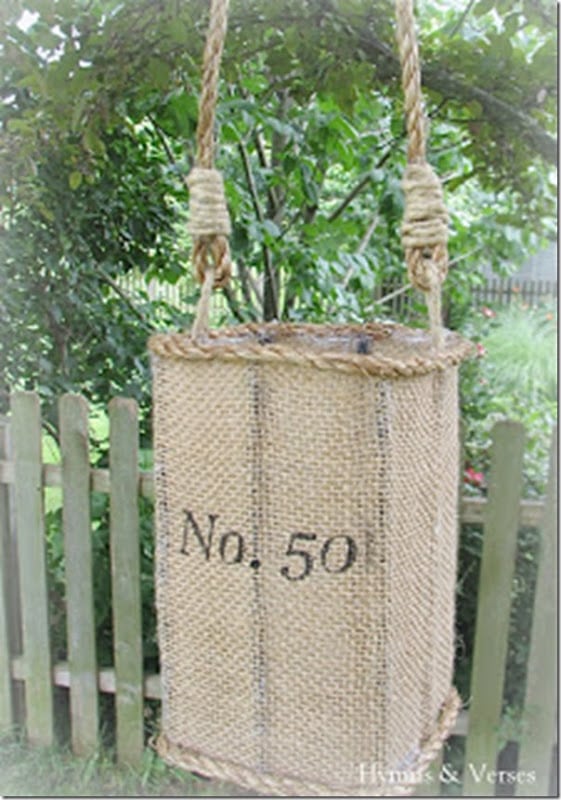  DIY Knock Off Anthropologie Jute Hurricanes