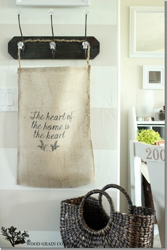 DIY Burlap Flag