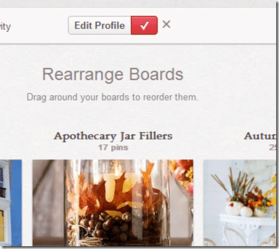 How to Rearrange Pinterest Boards from Setting for Four #tutorial #blog #trick #tip #pinterest