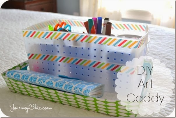 How to Display and Organize Kids Art - Setting For Four Interiors