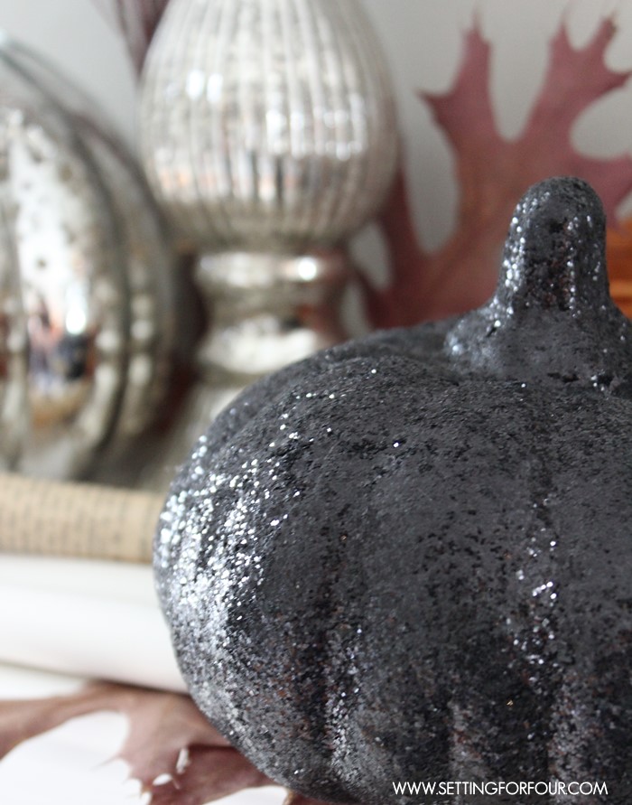 Quick and Easy Halloween DIY Decorating Ideas! Last minute decor ideas that you can add to your home in a 'bat' of an eye! | www.settingforfour.com